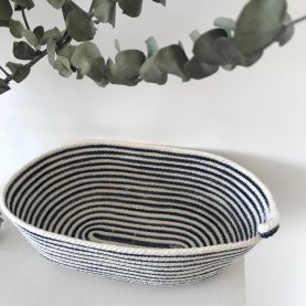 Medium Striped Cotton Rope Basket (Exclusive) | The Collaborative Store