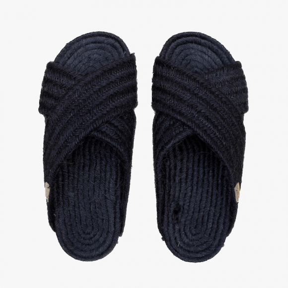 Balears Jute Sandals in Black | The Collaborative Store