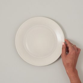 Matt Grey Ceramic Side Plate | The Collaborative Store