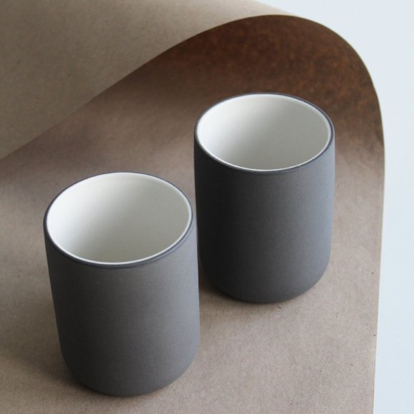 Coffee Cups - Set of 4 in Dark Grey | The Collaborative Store