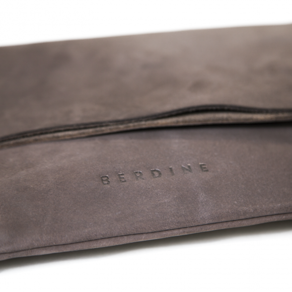 Leather Fold Clutch in Chocolate | The Collaborative Store