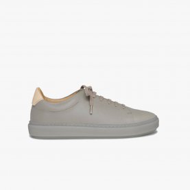 Grey Leather Sneakers | The Collaborative Store