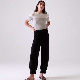 Dansu Knitted Trousers in Black | The Collaborative Store
