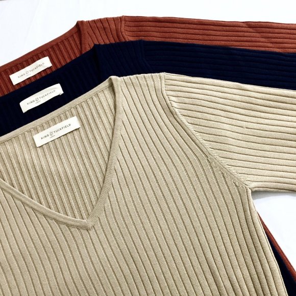 V-Neck Ribbed Knit | The Collaborative Store