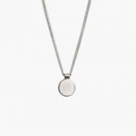 AMA Disc Silver Necklace | The Collaborative Store