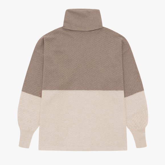 Alondra Two-Tone Merino Sweater | The Collaborative Store