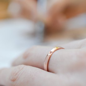 Feel The Love Rose Gold Ring | The Collaborative Store
