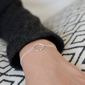 Circle of Life Silver Bracelet | The Collaborative Store