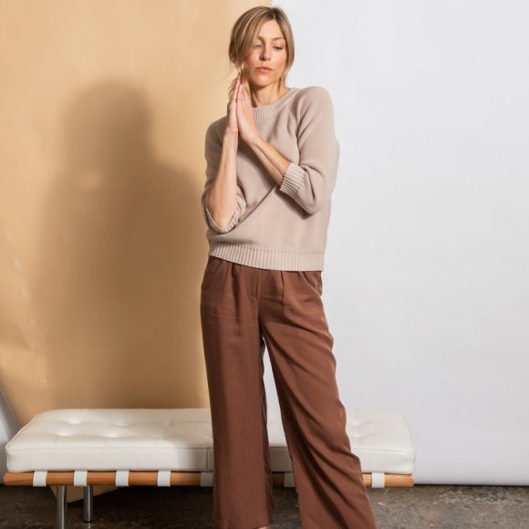 Rayder High Waist Cropped Trousers | The Collaborative Store