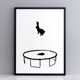 Bouncing Rabbit Print | The Collaborative Store
