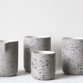 Coffee Cup in Speckled Grey | The Collaborative Store