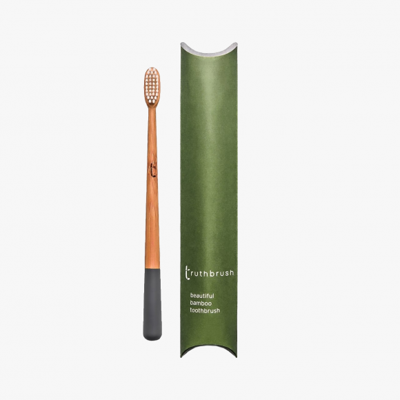 Bamboo Toothbrush in Storm Grey | The Collaborative Store