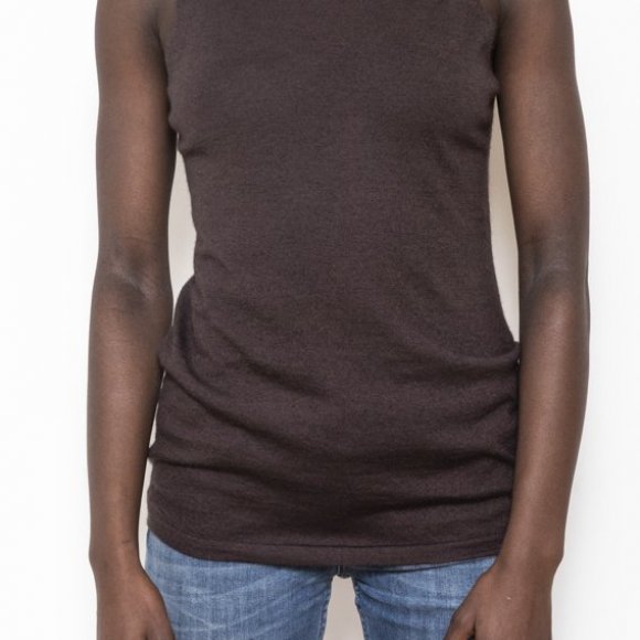 Mykonos Cashmere Top in Chocolate | The Collaborative Store