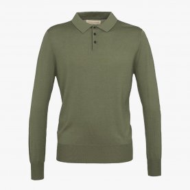 Long Sleeve Merino Polo Shirt | The Collaborative Store