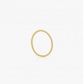 Skinny Ball Gold Stacking Ring | The Collaborative Store