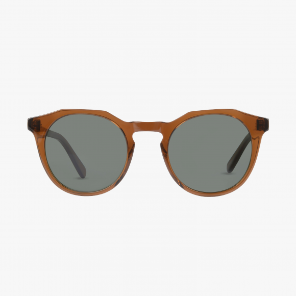 Archer Dark Rum Sunglasses with Green Lenses | The Collaborative Store