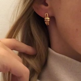 Pablo Earrings in Gold | The Collaborative Store