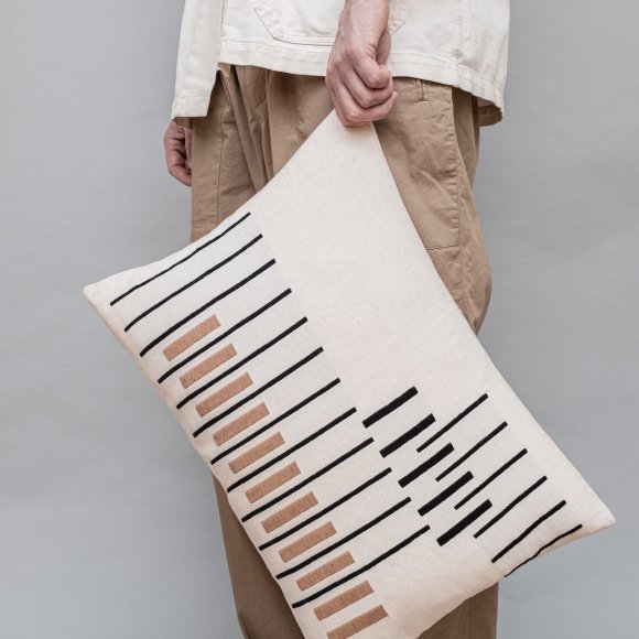 Parallel Cushion Off White | The Collaborative Store