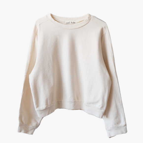 Easy Sweatshirt in Natural Organic Cotton | The Collaborative Store