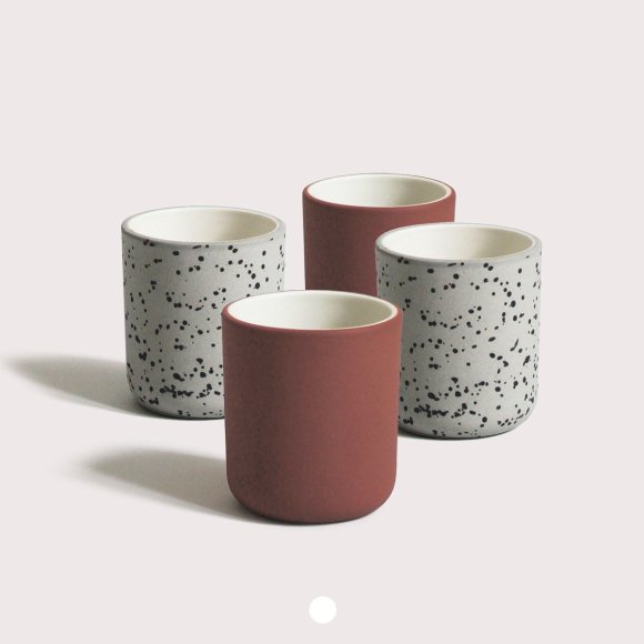 Coffee Cups - Set of 4 in Terracotta | The Collaborative Store