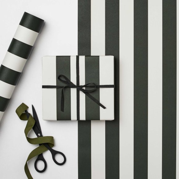 Pine Marine Stripe Wrapping Paper | The Collaborative Store