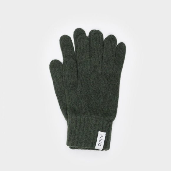 Anita Recycled Cashmere Gloves in Forest Green | The Collaborative Store