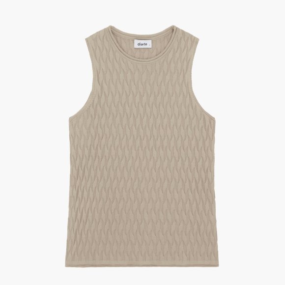 Sirkel Top in Taupe Cotton | The Collaborative Store