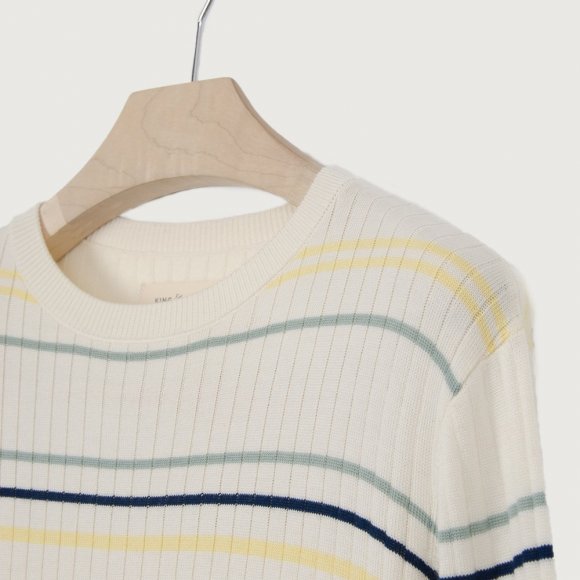 Striped Knitted T-shirt | The Collaborative Store
