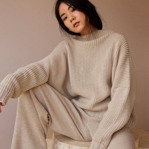 Laumes Oversized Merino Sweater | The Collaborative Store
