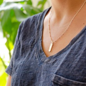 Moon River Bar Necklace | The Collaborative Store