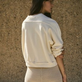Easy Sweatshirt in Natural Organic Cotton | The Collaborative Store