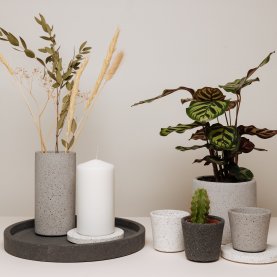 Grey Granite Vase  | The Collaborative Store
