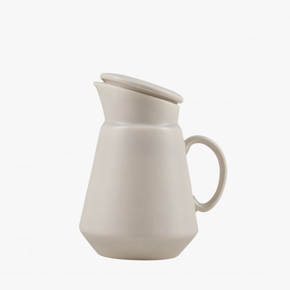 Matt Greige Ceramic Coffee Jug | The Collaborative Store