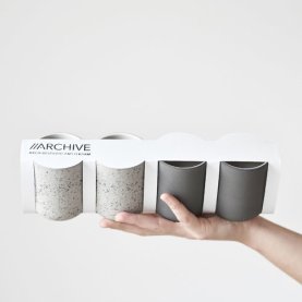Coffee Cups - Set of 4 in Dark Grey | The Collaborative Store