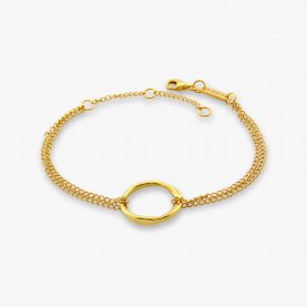 Circle of Life Gold Bracelet | The Collaborative Store