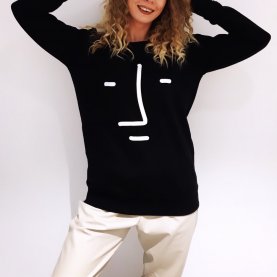 AV London x White Profile Sweatshirt (Exclusive) | The Collaborative Store