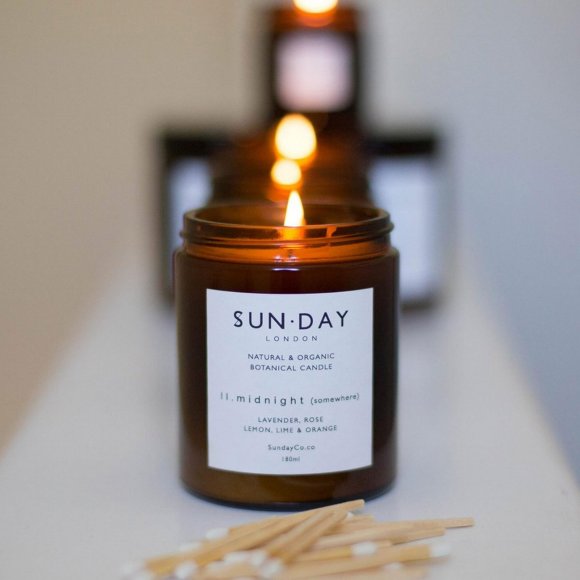 Midnight Scented Botanical Candle | The Collaborative Store